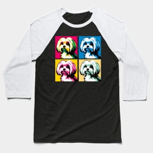 Maltese Pop Art - Dog Lover Gifts Baseball T-Shirt